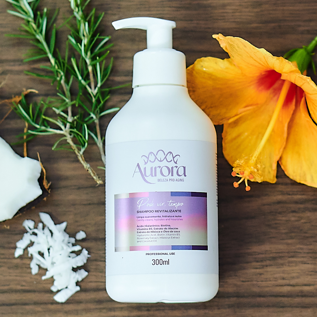 Combo Shampoo Revitalizante + Condicionador Fortalecedor | Pode vir, Tempo